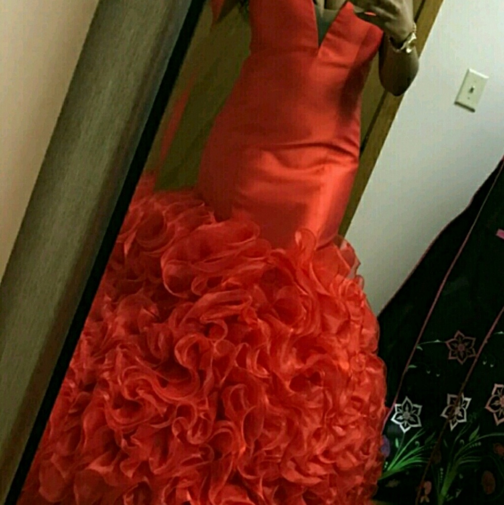 Red Prom Dress - Picture 3 of 3